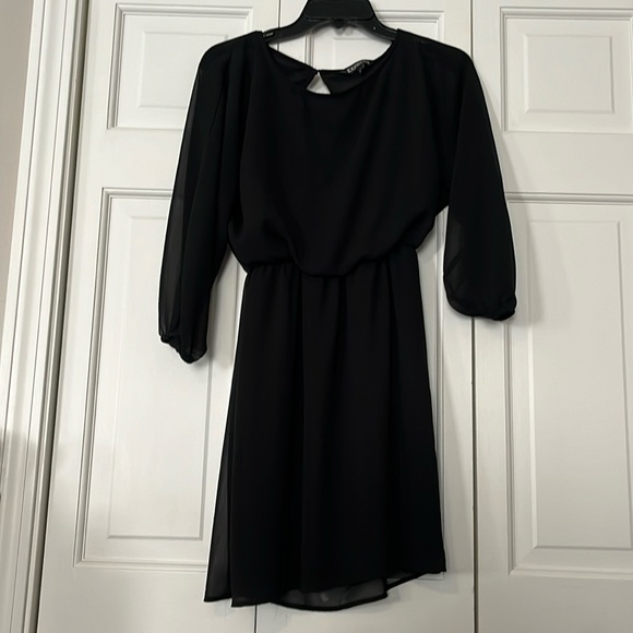 Express Dresses & Skirts - Black Chiffon Dress